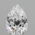 0.32 Carat Pear Lab Grown