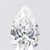 1.58 Carat Pear Lab Grown