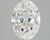3.70 Carat Oval Lab Grown