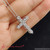 0.50 carat diamond simple cross pendant in white gold FDPD10825 0.50CT NL WG 0.50 carat diamond simple cross pendant in white gold FDPD10825 0.50CT NL WG