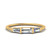 three stone baguette diamond band in yellow gold FDENS100B NL FI YG three stone baguette diamond band in yellow gold FDENS100B NL FI YG
