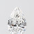 1.00 Carat Pear Lab Grown