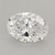 0.78 Carat Oval Lab Grown