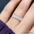 radiant cut 5 stone anniversary band 1 carat in FD8008RABHAND 1CT NL RG