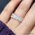 five stone radiant diamond anniversary band 2 ct. in FD8008RABHAND 2CT NL WG