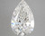 5.62 Carat Pear Lab Grown