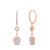 lever back dangle diamond earring in FDEAR11247RONL RG lever back dangle diamond earring in FDEAR11247RONL RG