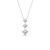 1 carat three stone princess cut diamond pendant in white gold FDPD854ANGLE1 1.00CT NL WG