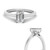 1 ct. emerald cut cathedral solitaire ring in FD10350EMRANGLE3 NL WG 1 ct. emerald cut cathedral solitaire ring in FD10350EMRANGLE3 NL WG