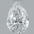 0.80 Carat Pear Diamond