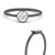 bezel solitaire diamond thin engagement ring in FD10517RORANGLE3 NL BG