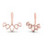 pear earlobe earring jacket in FDEAR86928ANGLE2 NL RG