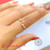 open stacking diamond commitment ring in FD9188R WG HAND