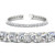 asscher diamond 18 carat tennis bracelet in white gold FDBRC10447 50CT NL WG