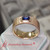 comfort fit emerald sapphire mens wedding band in FD123214EMR NL YG