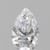 0.57 Carat Pear Diamond
