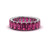 pink sapphire emerald cut eternity band in white gold FDEWB8127GSADRPI NL WG GS