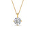 four prong round solitaire 2.50 ct pendant in FDPD10536RO 2.50CT NL YG four prong round solitaire 2.50 ct pendant in FDPD10536RO 2.50CT NL YG