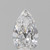 0.50 Carat Pear Diamond