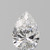 0.50 Carat Pear Diamond