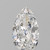 0.72 Carat Pear Diamond