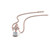 half carat round drop pendant in 14K rose gold FDPD8374 0.50CT NL RG
