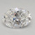 0.87 Carat Oval Lab Grown