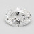 0.83 Carat Oval Lab Grown
