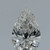 0.62 Carat Pear Lab Grown