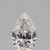 0.58 Carat Pear Lab Grown