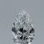 0.58 Carat Pear Lab Grown