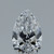 0.54 Carat Pear Lab Grown 0.54 Carat Pear Lab Grown