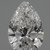 0.51 Carat Pear Lab Grown