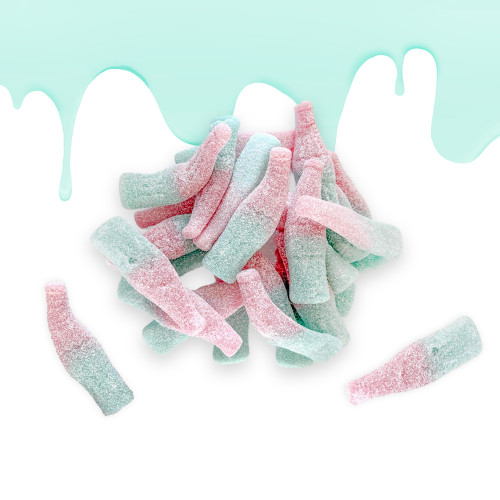 Fizzy Jumbo Bubblegum bottles - delicious Pick and Mix Viral Sweets Club sweets and candy.