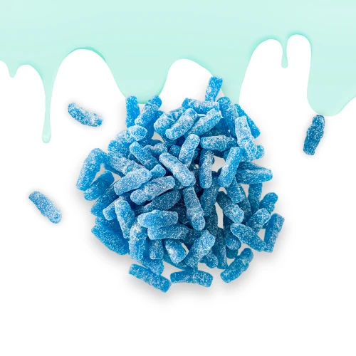 Fizzy Sour Blue Raspberry Jelly Babies - delicious Pick and Mix Viral Sweets Club sweets and candy