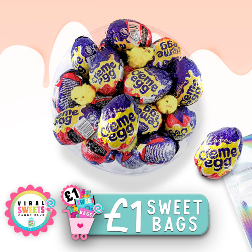 Cadbury's Chocolate Creme Egg 40g - delicious Pick and Mix Viral Sweets Club sweets and candy