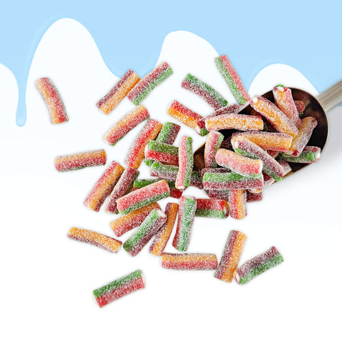 Sour Rainbow Mini Pencils - delicious Pick and Mix Viral Sweets Club sweets and candy