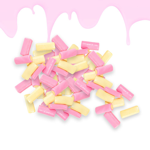 Haribo Rhubarb & Custard tubes/mini pencils - delicious Pick and Mix Viral Sweets Club sweets and candy