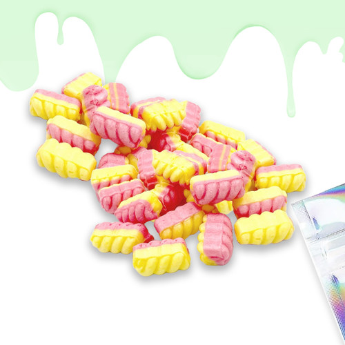 Rhubarb & Custard hard boiled sweets - delicious Pick and Mix Viral Sweets Club sweets and candy