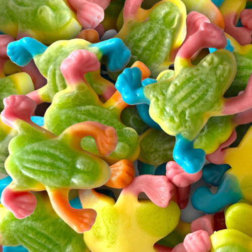 Tropical Frogs large soft gummy sweets - delicious Pick and Mix Viral Sweets Club sweets and candy