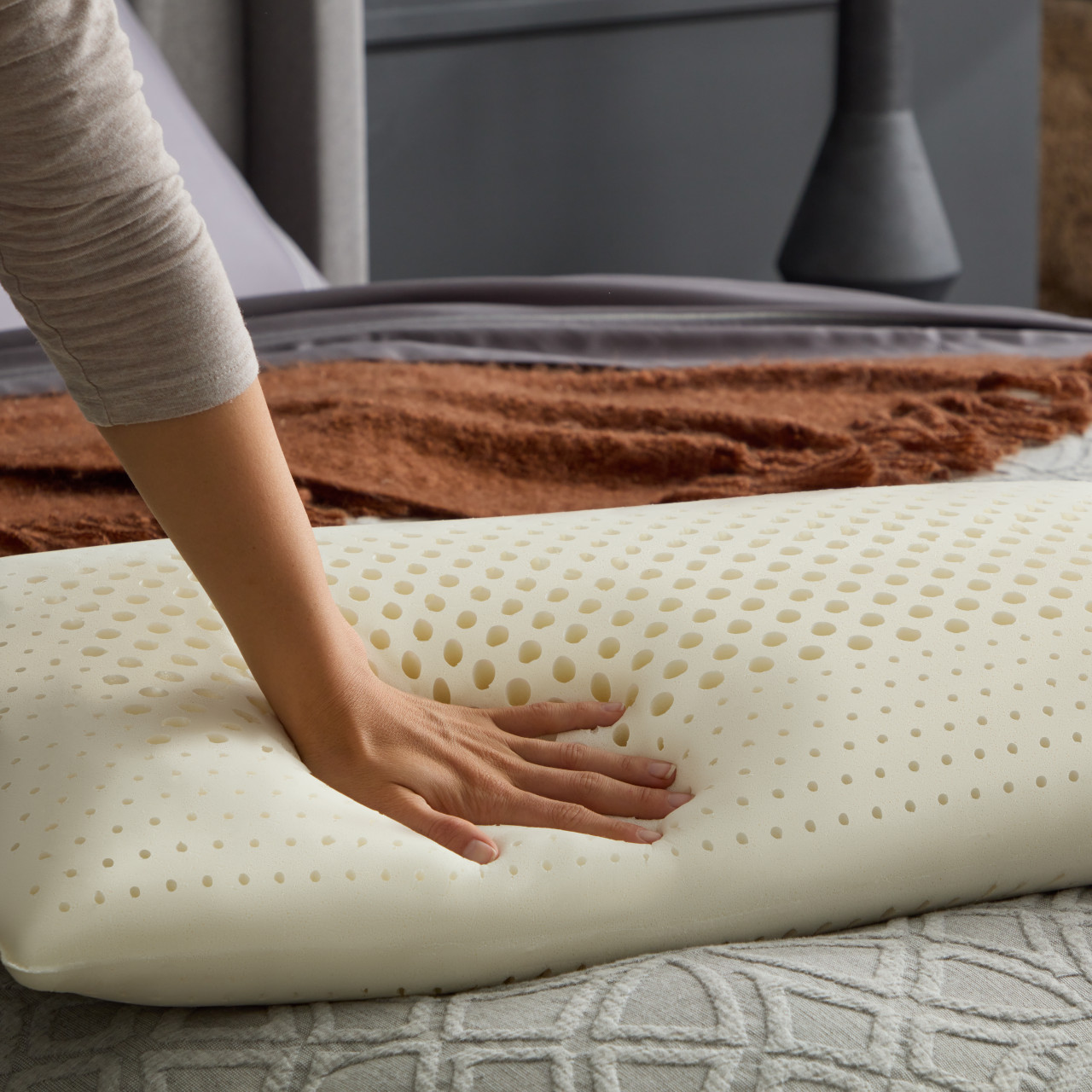 Zoned Talalay Latex Pillow pure-talalay-100-natural-premium-latex-pillow-soft-pillow-helps