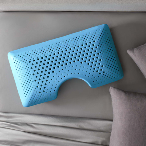 Image of a blue pillow