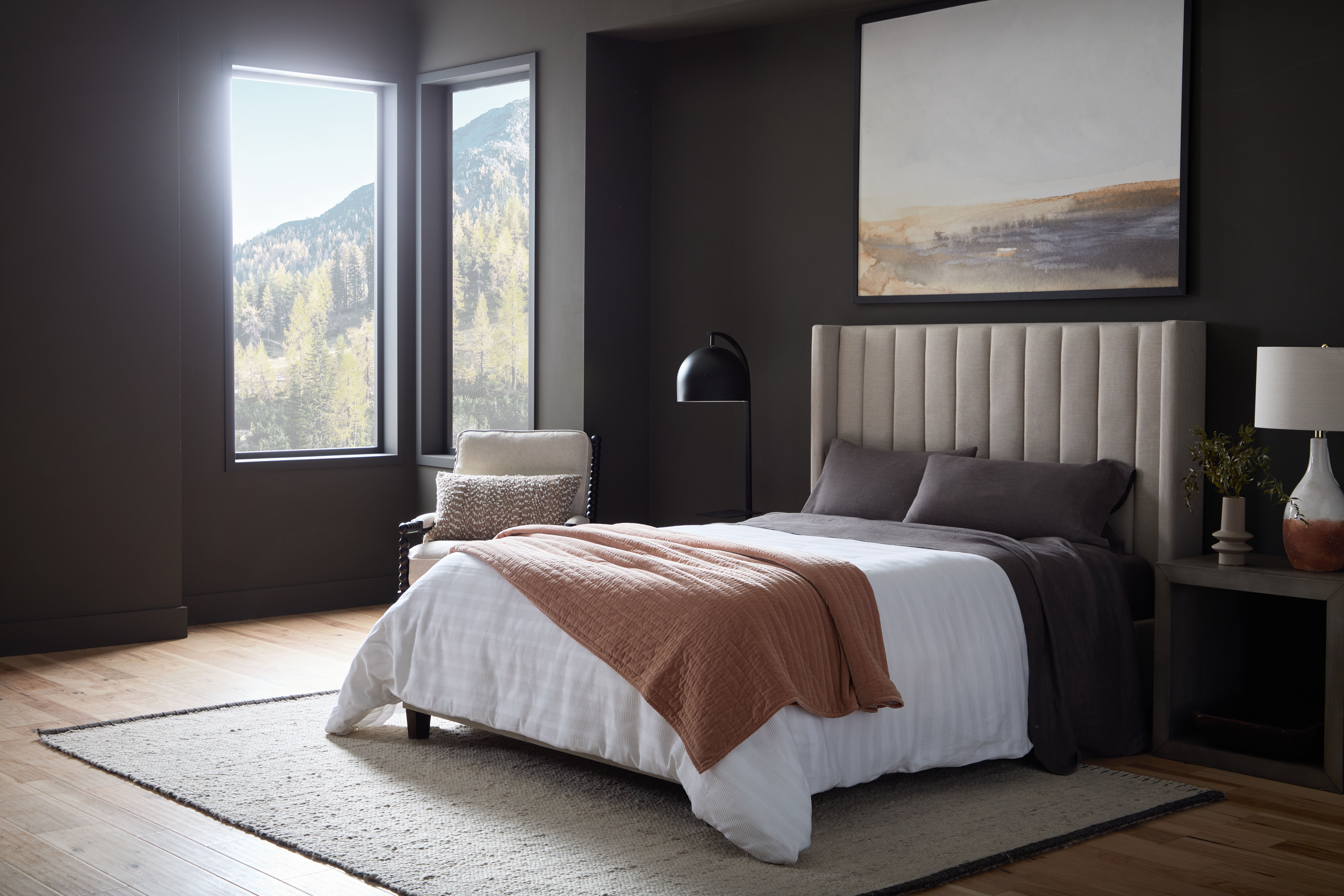 Malouf Mattresses on Duncan Bed Frame.