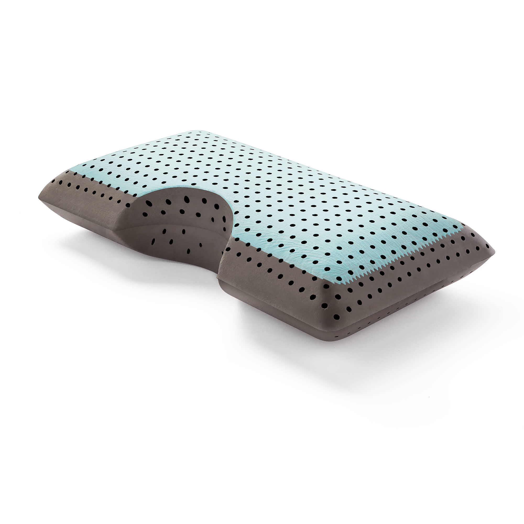 Clever Cool Cooling Knee Pillow with Charcoal-Infused Memory Foam - PulseTV