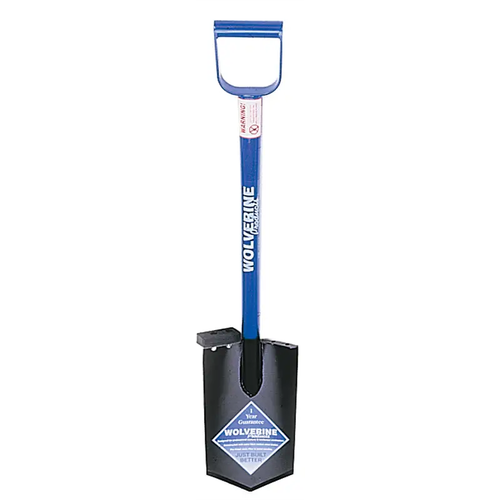 Wolverine 12" Diamond Point Plant Spade, 26" Handle, DH12DP