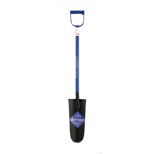 Wolverine 14" Drain Planting Spade, 30" Steel Handle, SD701
