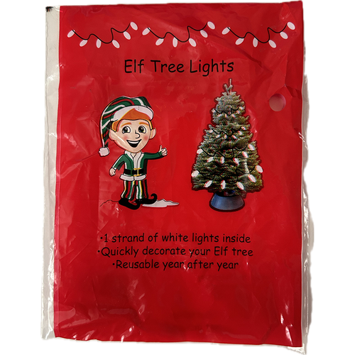 Kirk Elf Tree/Wreath Lights 13' led - White 10/Case