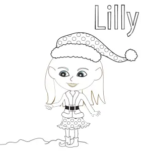 Download Lilly's Coloring Page