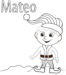 Download Mateo's Coloring Page