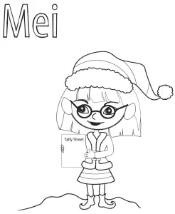 Download Mei Mei's Coloring Page